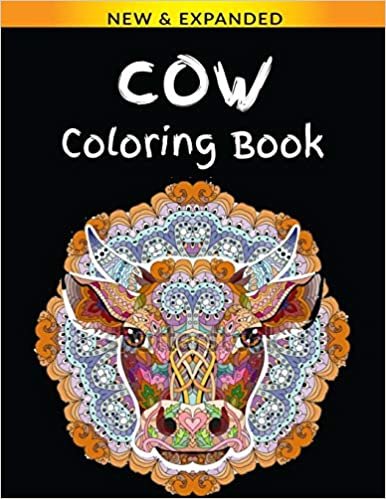 Cow Coloring Book: A Fun Coloring Gift Book for Cow Lovers & Adults
