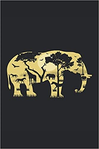 Notizbuch: Blanko Notizheft mit Elefanten Cover | 120 linierte Seiten | Softcover | A5 Format | perfekt für Notizen, Texte, Aufzeichnungen etc.