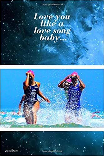 Love you like a love song baby...: A fashionable and stylish notebook with a modern design. Notebook for office or personal use, perfect and practical. Journal, diary (110 Pages, Blank, 6 x 9)