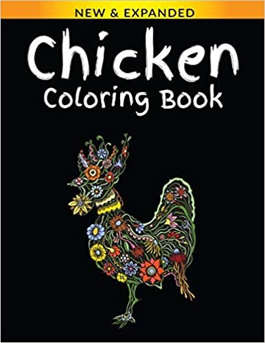 Chicken Coloring Book: A Fun Coloring Gift Book for Cow Lovers & Adults