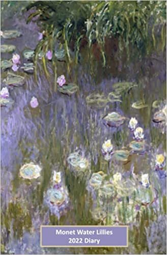 Monet Water Lillies 2022 Diary: Impressonist inspired Weekly Pocket Diary Planner 5.25 x 8 compact size. Vertical at a glance layout, perfect for ... or desk. Great gift for friends and family indir