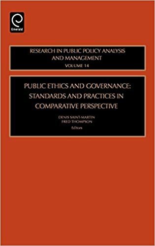 Public Ethics and Governance: Standards and Practices in Comparative Perspective (Research in Public Policy Analysis and Management)