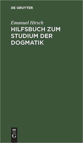 Hilfsbuch zum Studium der Dogmatik