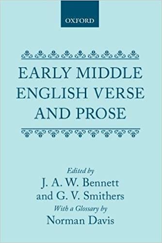 Early Middle English Verse and Prose, 1155-1300