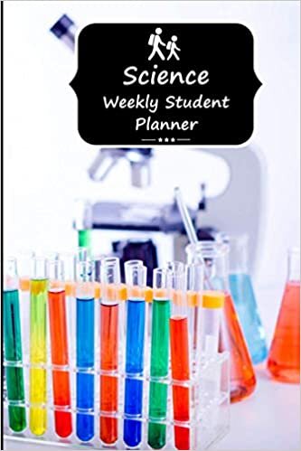 Science Weekly Student Planner: Weekly Academic Calendar Planner with Notes Pages, Student & Teacher Organizer Abstract Seamless Pattern Background