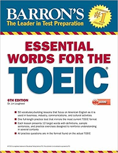 Barron's Essential Words for the TOEIC 6th Edition indir