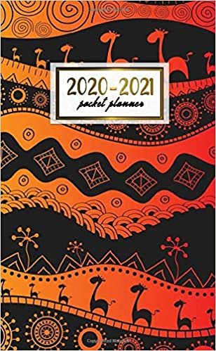2020-2021 Pocket Planner: Nifty Two-Year (24 Months) Monthly Pocket Planner and Agenda | 2 Year Organizer with Phone Book, Password Log & Notebook | Funky Ethnic & Tribal Print