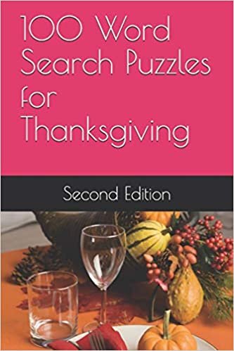 100 Word Search Puzzles for Thanksgiving indir