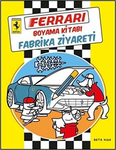 Ferrari Boyama Kitabı Fabrika Ziyareti
