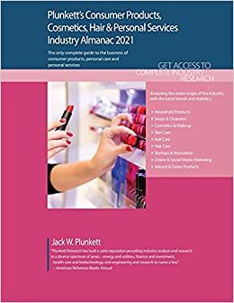 Plunkett's Consumer Products, Cosmetics, Hair & Personal Services Industry Almanac 2021: Consumer Products, Cosmetics, Hair & Personal Services ... Statistics, Trends and Leading Companies