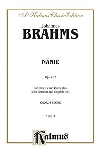 Nanie-Nenia: Satb (German, English Language Edition) (Kalmus Edition)