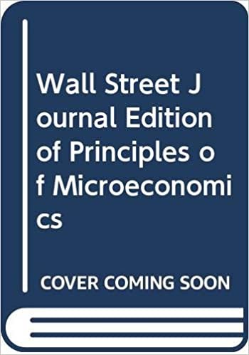 Wall Street Journal Edition of Principles of Microeconomics