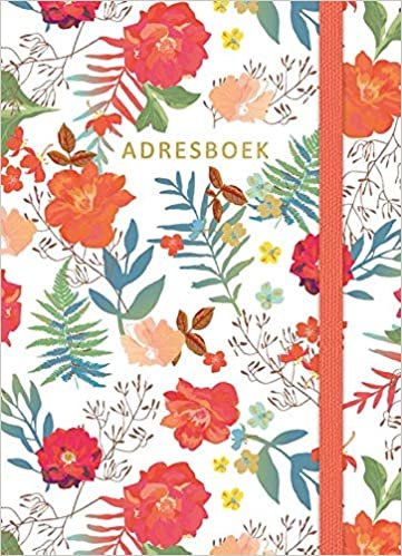 Adresboek (klein) - Flowers