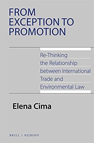 From Exception to Promotion: Re-Thinking the Relationship Between International Trade and Environmental Law (International Environmental Law): 16 indir