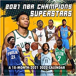 NBA Superstars 2022 Calendar: July 2021 to December 2022, 18-Month Calendar, Daily Weekly & Monthly Yearly Agenda Calendar Academic Planner Personal Time Management Diary indir