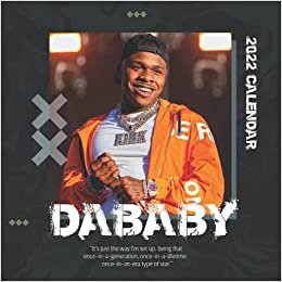DaBaby 2022 Calendar: 18-month Mini Calendar 2022 with large grid for planners!