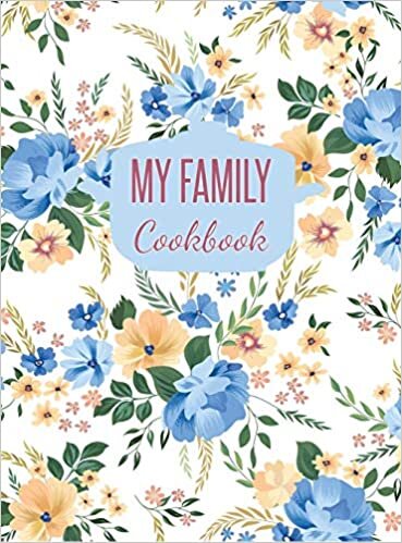 My Family Cookbook: Blank Recipe Journal to Write in (Hardcover) indir