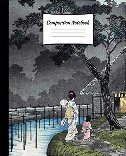 Hiroaki Takahashi woodblock illustration composition notebook: For lovers of the shin-hanga art movement who journal, take school or college lecture ... or just like keeping track of great ideas.