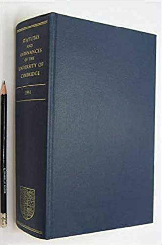 Statutes and Ordinances of the University of Cambridge 1991 (Cambridge University Statutes and Ordinances) indir