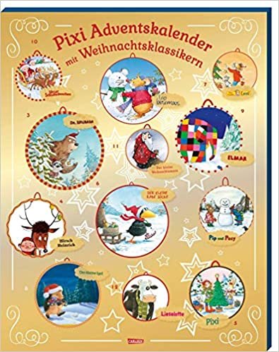 Pixi Adventskalender GOLD 2020: Adventskalender mit 24 Weihnachts-Klassikern als Pixi indir