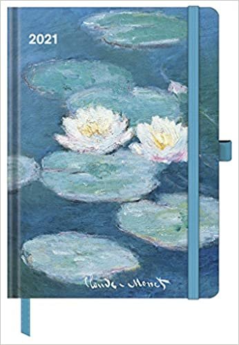 Monet 2021 - Buchkalender - Taschenkalender - Kunstkalender - 16x22: ArtDiary (ArtDiaries) indir