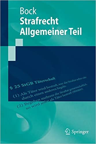 Strafrecht Allgemeiner Teil (Springer-Lehrbuch): 1