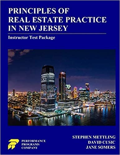 Principles of Real Estate Practice in New Jersey - Instructor Test Package