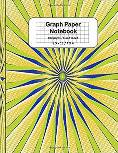Graph Paper Notebook, 100 pages, Quad Ruled