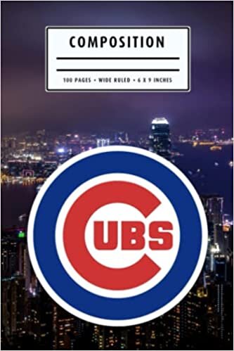 Weekly Planner Composition : Chicago Cubs Notebook- To My Baseball Son , To My Baseball Dad - Baseball Notebook #20