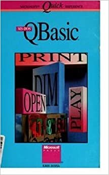 MS-DOS Qbasic: Microsoft Quick Reference