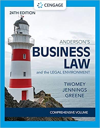 Anderson's Business Law & the Legal Environment