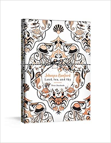 Johanna Basford Land, Sea, and Sky: Three Colourable Notebooks indir
