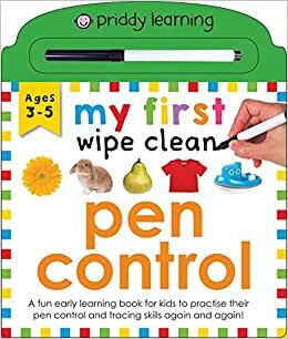 My First Wipe Clean Pen Control (UK Edition)