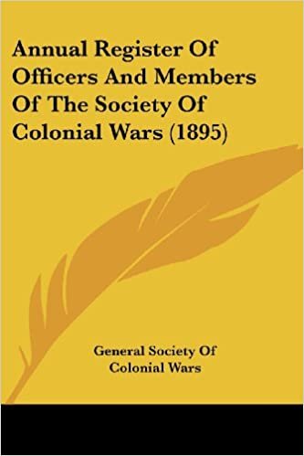 Annual Register of Officers and Members of the Society of Colonial Wars (1895)