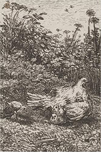 Le Poule et ses Poussins / The Hen and Her Chicks - A Poetose Notebook / Journal / Diary (50 pages/25 sheets) (Poetose Notebooks) indir