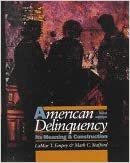 American Delinquency: Its Meaning and Construction indir