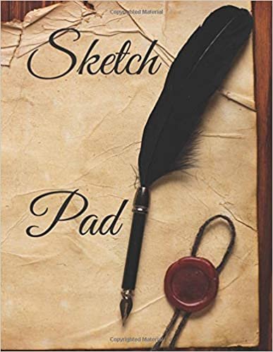 Sketch Pad: Drawing Book, Sketch Pad For Drawing Large 100 Pages, Blank 8.5 x 11 inches