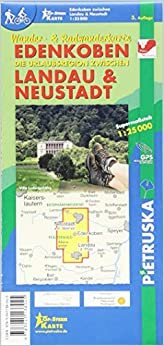 Edenkoben, Landau & Neustadt: Wander- und Radwanderkarte. 1:25000 indir