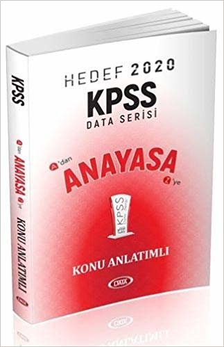 Data 2020 KPSS Anayasa Konu Anlatımlı