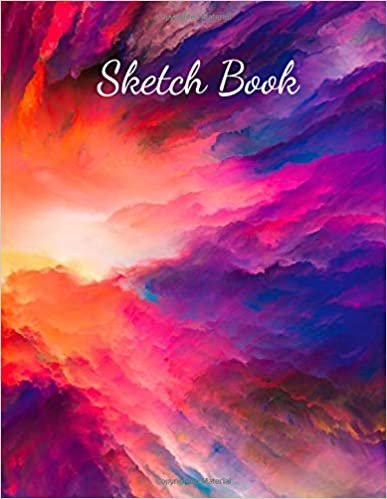 Sketch Book: Notebook for Drawing, Writing, Painting, Sketching or Doodling, 110 Pages, 8.5x11 (Premium Abstract Cover vol.24) indir