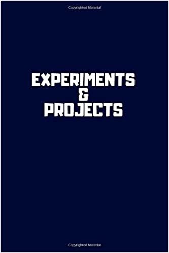 Experiments & Projects: Single Subject Notebook for School Students, 6 x 9 (Letter Size), 110 pages, graph paper, soft cover, Notebook for Schools. indir