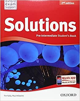 Solutions: Pre-Intermediate: Student's Book (Solutions Second Edition)