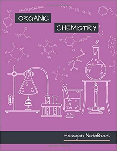 Organic Chemistry Notebook Hexagon: Radiand Orchid Violet Cover Small Hexagons 1/4 inch, 8.5 x 11 Inches Hexagonal Graph Paper Notebooks, 100 Pages - ... Organic Chemistry and Biochemistry Journal.