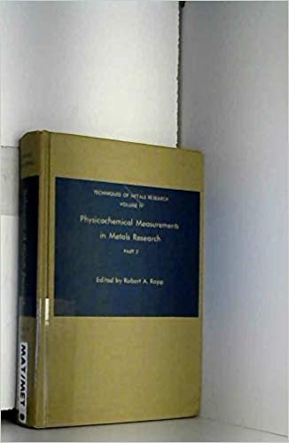 Physicochemical Methods in Metals Research: Pt. 2 (Techniques of Metals Research S.)