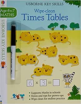 Usborne - Wipe-Clean Times Tables 6-7