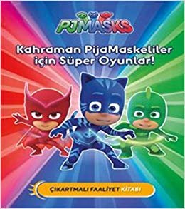 PJ Maskeliler - Kahraman PijaMaskeliler İçin Süper Oyunlar!: Çıkartmalı Faaliyet Kitabı