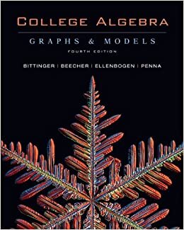 College Algebra: Graphs and Models (Alternative Etext Formats)