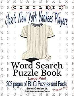 Circle It, Classic New York Yankees Players, Word Search, Puzzle Book
