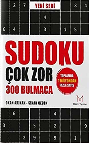 Sudoku Çok Zor 300 Bulmaca: Toplamda 1 Milyondan Fazla Satış