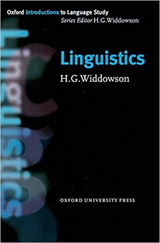 Linguistics (Oxford Introduction to Language Study)